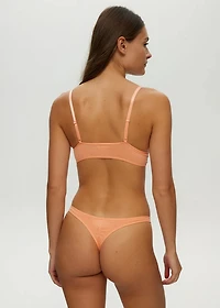 Papaya Punch Seamless Scrunch Bra