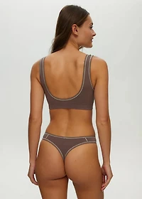 Bralette col arrondi sans couture Chocolate Chip