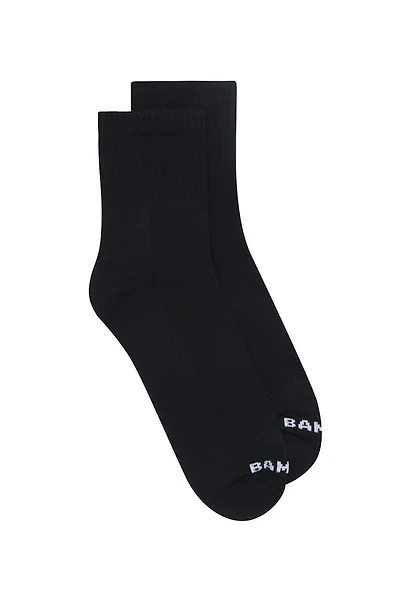 Black Unisex Ankle Socks