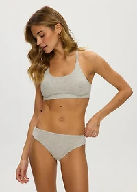 Bralette essentielle Racerback Light Grey Mix