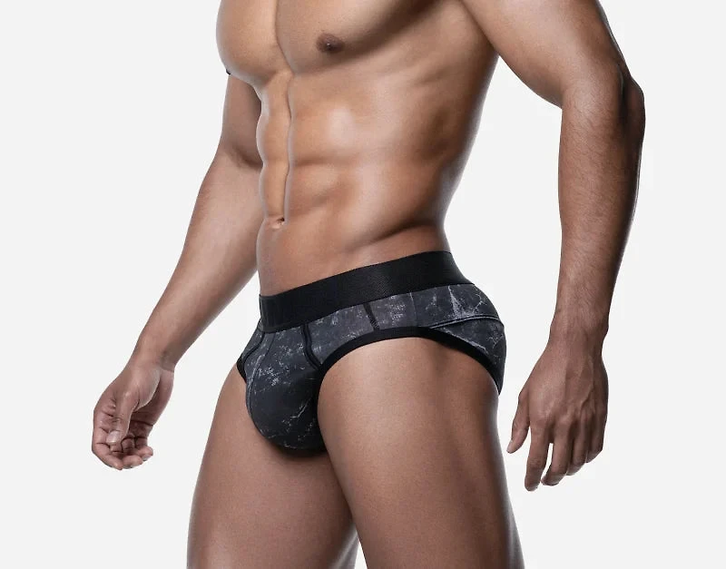 Washed Black Briefs
