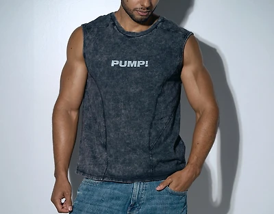 Black Washed Tank Top