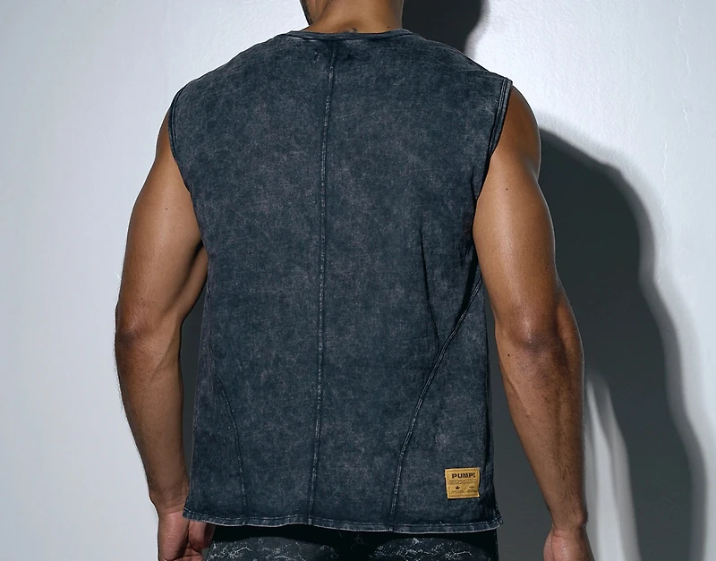 Black Washed Tank Top