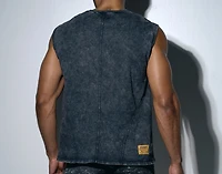Black Washed Tank Top