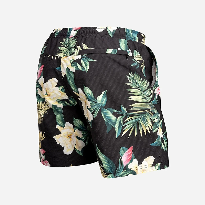 Maillot Wave 2N1 7" MAGNOLIA-BLACK