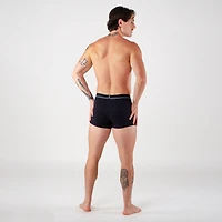 Boxer court Daily : Noir et bleu poudre