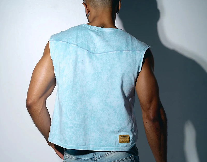 Bubble Blue Tank Top