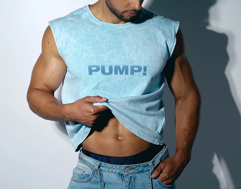 Bubble Blue Tank Top