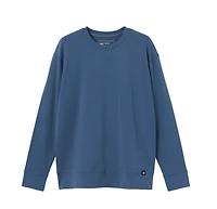 Chandail manches longues à col rond 3SIX FIVE Washed Indigo