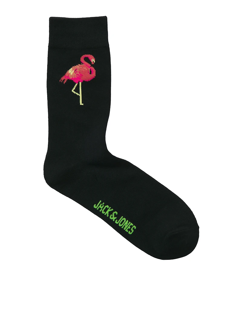Pack of 3 pairs of Flamingo socks