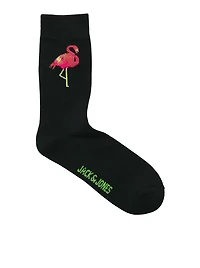 Pack of 3 pairs of Flamingo socks