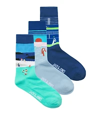 Pack de 3 paires de chaussettes Sunrise landsacape