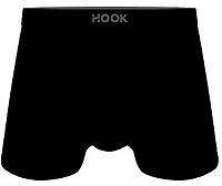 Pack : 3 boxers courts Max Bleu Marin, 1X Aubergine et 1 Noir