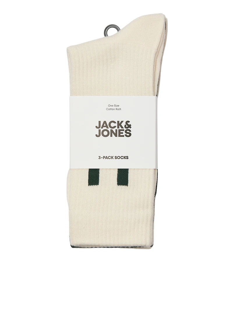 Pack de 3 paires de chaussettes Kai Buttercream/Duffel Bag