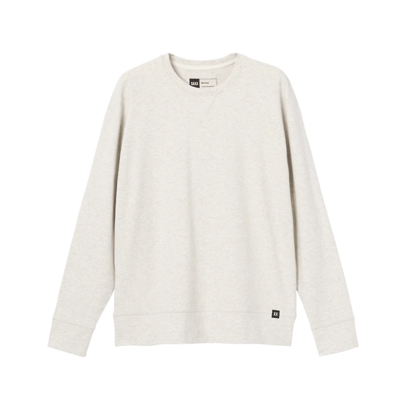 Chandail manches longues à col rond 3SIX FIVE Steel Heather