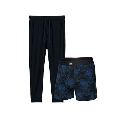 Snooze Ensemble-Cadeau : 1 Boxer lousse et Pantalon NOIR