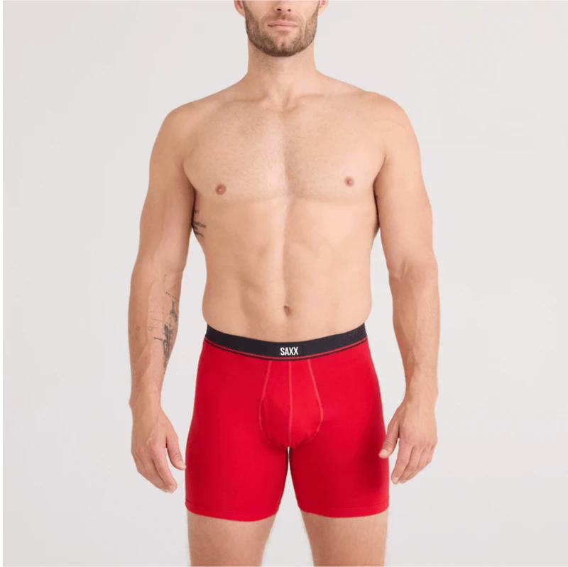 Pack de 3 boxers Essential Cotton ROUGE/MARITIME/NOIR