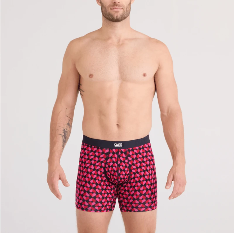 Boxer Vibe Xtra CHECK AMOUR BÉBÉ-NOIR