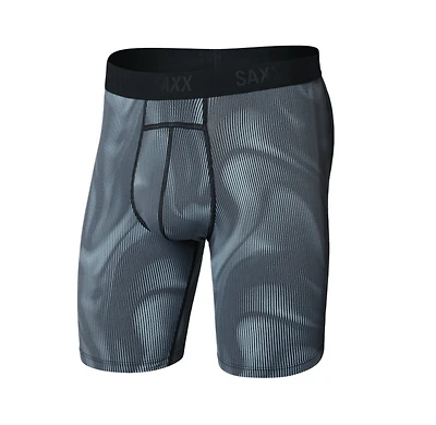 Boxer Long Smooth Flex Light Compression BLEU MARINE CAMOUFLAGE FUMÉ