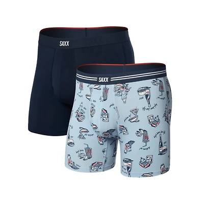 Pack de 2 boxers Vibe Xtra HIGH BROW LOW LIFE/MARINE
