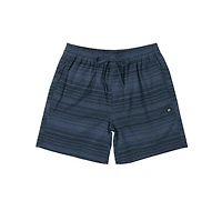 Mailllot SEA TO SHORE 2N1 6" RAYURE AGITÉE-INDIGO