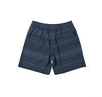 Mailllot SEA TO SHORE 2N1 6" RAYURE AGITÉE-INDIGO