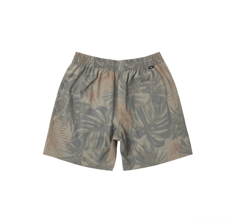 Mailllot SEA TO SHORE 2N1 6" PALM CANOPÉE-KAKI