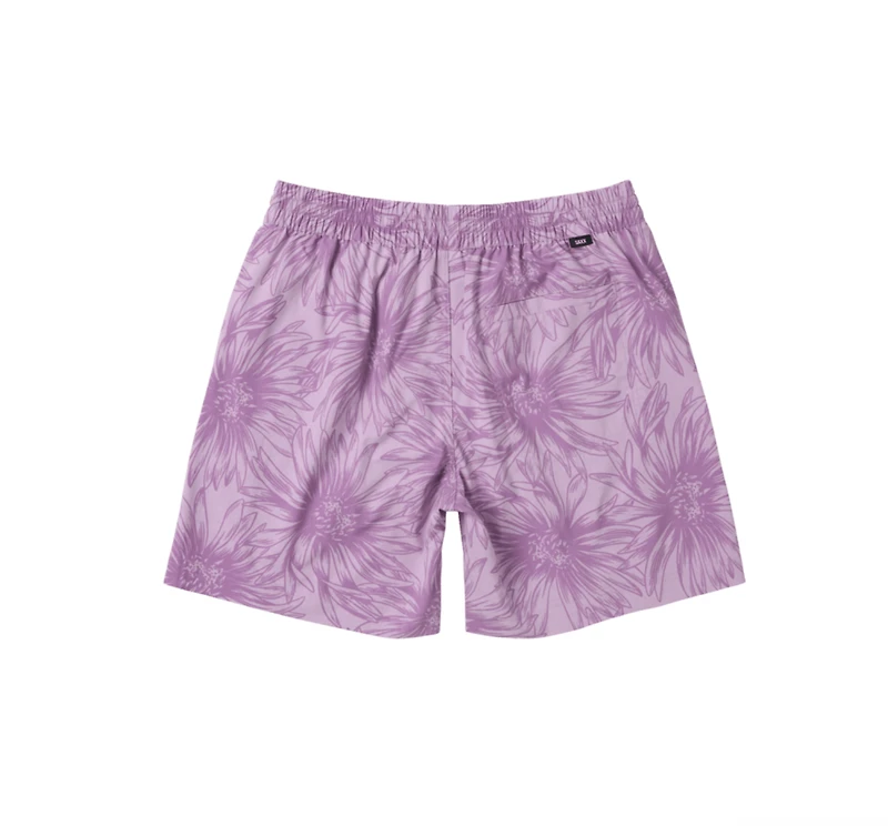 Mailllot SEA TO SHORE 2N1 6" GRANDE MARGUERITE-ORCHIDÉE