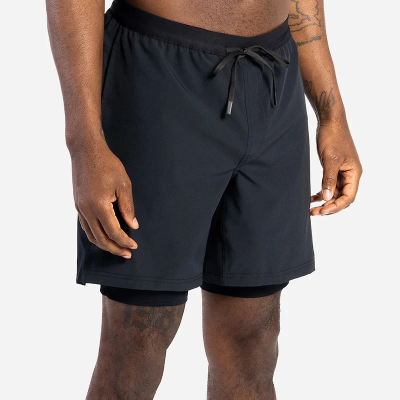 Short de vélo rembourré PURSUIT 2-en-1 Noir