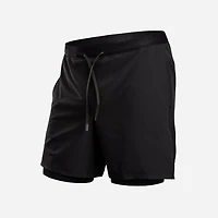 Short de vélo rembourré PURSUIT 2-en-1 Noir