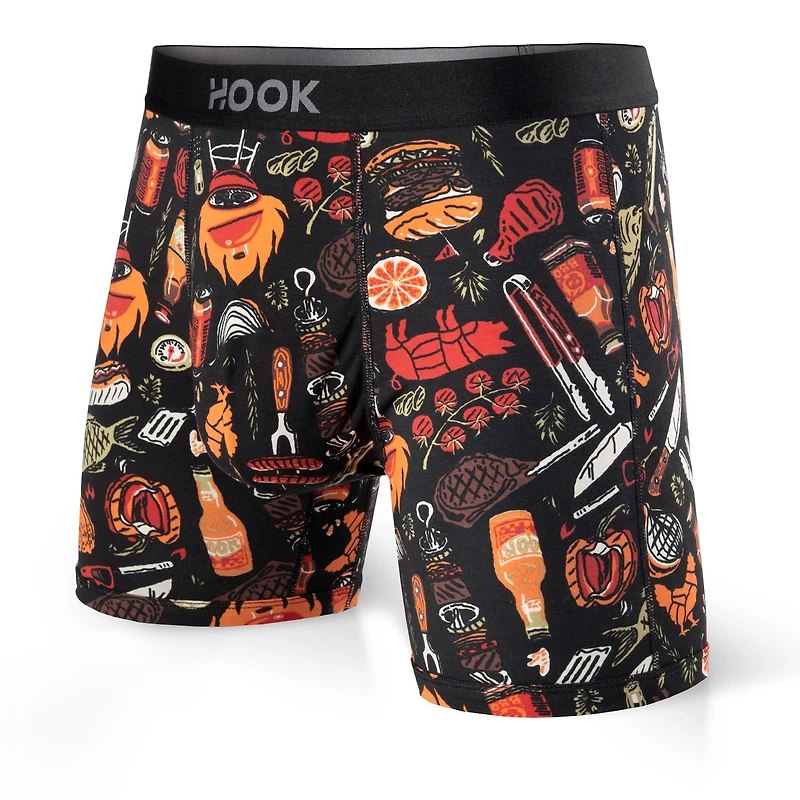 3 Max boxers: 1x Red Aztec, Peaches, Muy Caliente