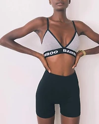 Grey Mix Convertible Triangle Bra