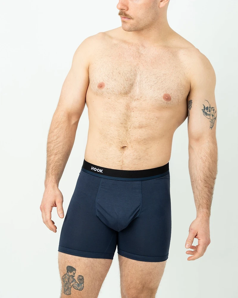 Max Boxer Brief – 6" : Navy Blue