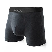 3 Boxers courts Max Premium – 3,5 po : Noir, bleu marin, charcoal