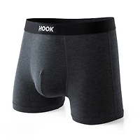 5 boxers courts Max : 1X Noir, Bleu Marin, Charcoal, Aloha et Cowboy