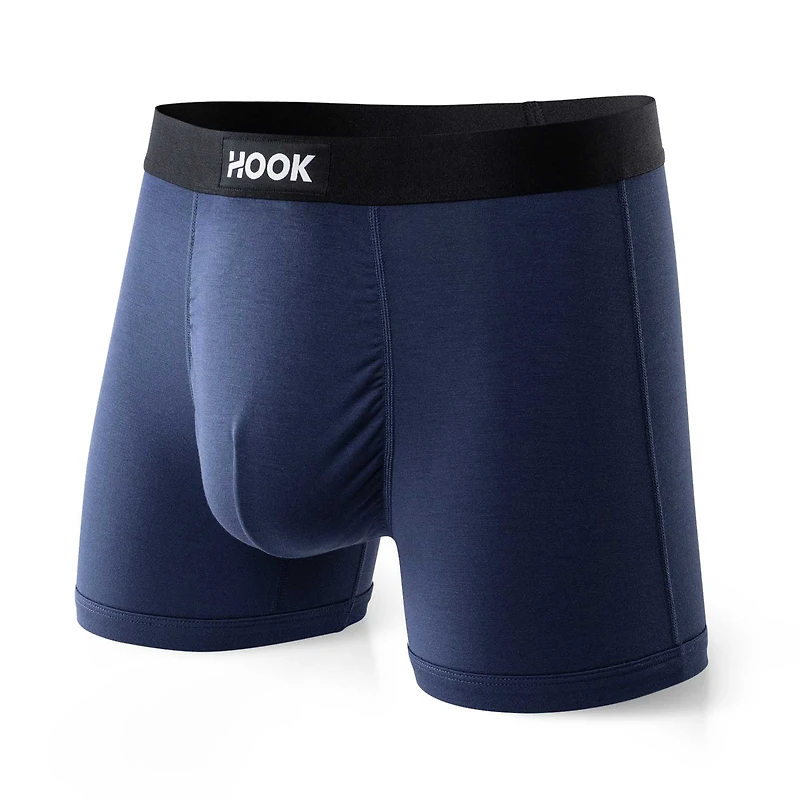 5 boxers courts Max : 1X Noir, Bleu Marin, Charcoal, Aloha et Cowboy