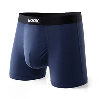 5 boxers courts Max : 1X Noir, Bleu Marin, Charcoal, Aloha et Cowboy