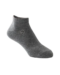 4 paires de bas chevilles : 2x grise et 2x bordeaux