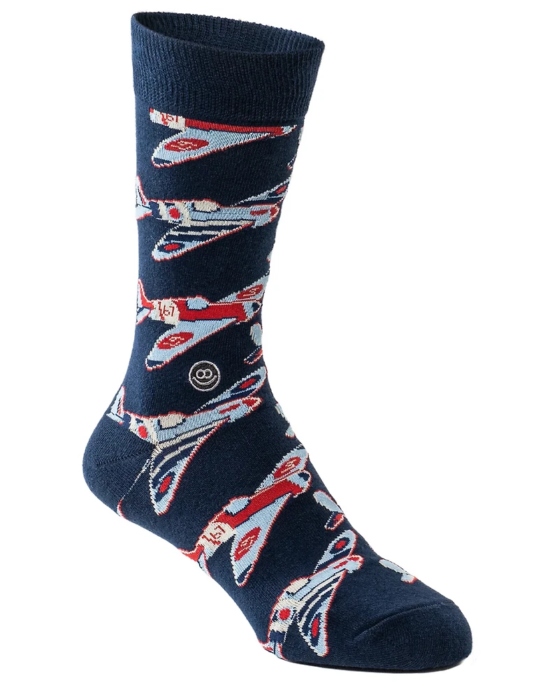 4 paires de bas mi-mollet: Funky