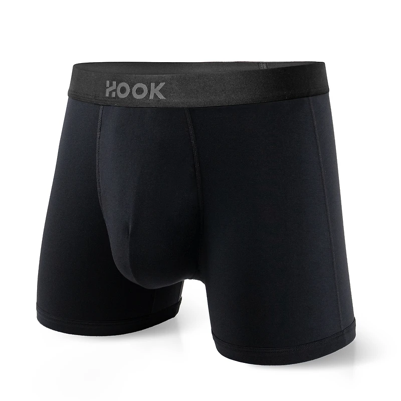 3 Boxers courts Max Premium – 3,5 po : Noir, bleu marin, charcoal