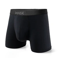 3 Boxers courts Max Premium – 3,5 po : Noir, bleu marin, charcoal