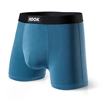 5 boxers courts Max : 1X Noir, Pigeon, Bleu Urbain , Aloha et Cowboy