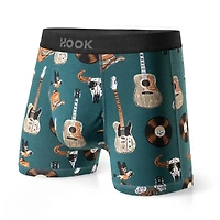 5 boxers courts Max+ 1X Noir, Bleu marin, Charcoal, Cowboy et Floral