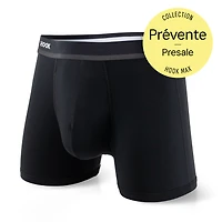 Boxer court Max+ – 3,5 po : Noir