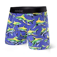 5 Max short boxers: 1X Palm Trees, Quebec, Sharks, Orange, and Indigo