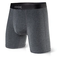 3 Boxers Max Premium – 6 po : Noir, bleu marin, charcoal