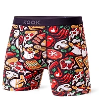 5 Max short boxers: 1X Fisherman, Pizza, Nautical Blue, Slate Grey, and Carbon Black