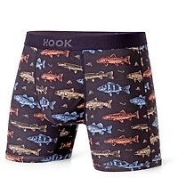Pack #9 : 5 boxers courts Max 1x Pizza, Palmiers, Québec, Requins et Pêcheurs