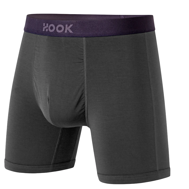 Pack#15 : 5 boxers Max 3X Bleu Nautique et 2X Gris Ardoise