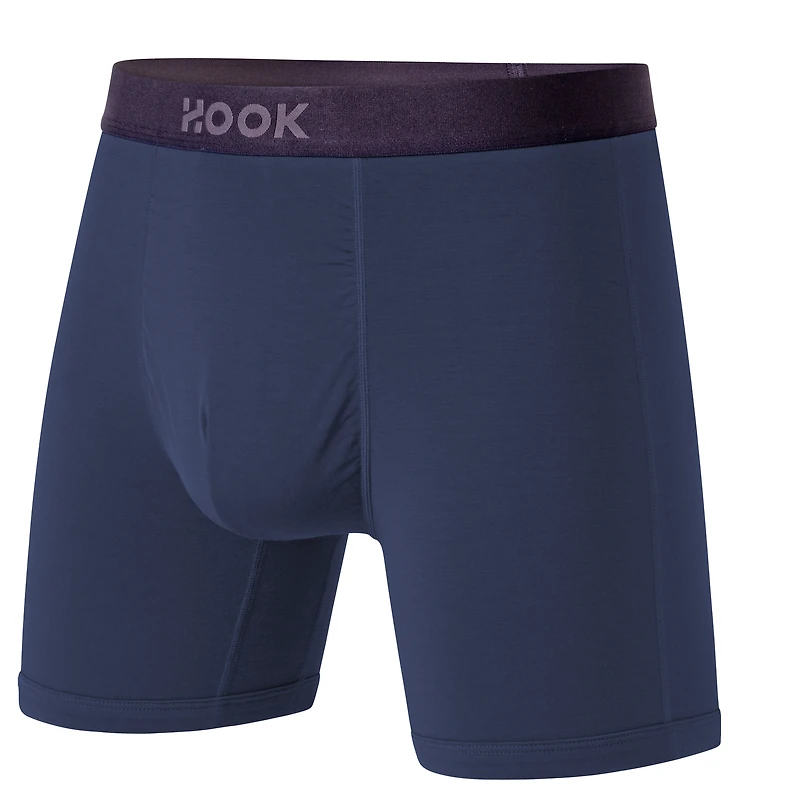 Pack#15 : 5 boxers Max 3X Bleu Nautique et 2X Gris Ardoise